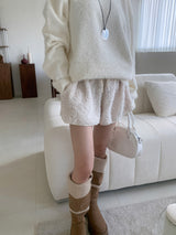 Puff Teddy Poggle Fleece Boa Shorts (3 colors)