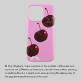 Hard Cherry Case (hard)_MagSafe Card Drop