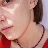 GLITTER NECKLACE BLACK