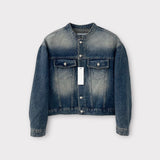 LMN Unbay Brush Crop Over Denim Jacket (3 colors)