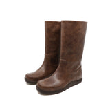 Keen 0005-1. Rubber Sole Mid-Leg Boots - 3colors