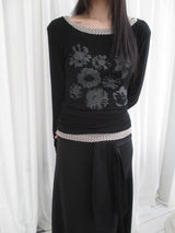 flower printing t