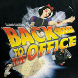 "BACK TO OFFICE" プリント S/S Tシャツ
