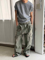 エッセンシャル マッスル クロップ ハーフニット(5color)