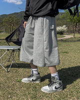 イージーサイドスナップバミューダスウェットパンツ
