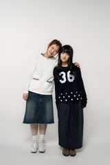1/2 REC RUIT インディゴドットTシャツ (インディゴ)
