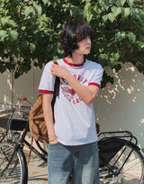 Speedy Printing Ringer Short Sleeve T-shirt