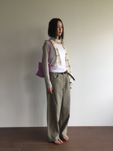 [SET]ミュート カーブドパンツ ＋ ベルト