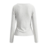 スクリプト ドレープ スリム フィット Tシャツ