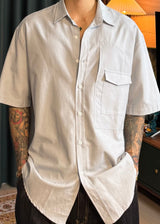 Hidden Pocket Oxford Shirt 3COLOR
