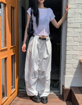 Nick Belted パラシュートナイロンパンツ