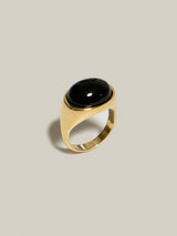 Bonbon Ring Onyx Gold
