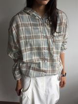 Ranel check hoodie (2color)