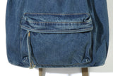 Vintage Washed Rucksack (Blue)