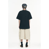 Balloon Bermuda Nylon Pants - Beige