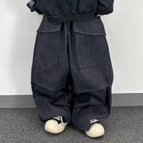 non-faded front pocket balloon pants