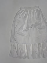 Layered Tiered Flare Long Skirt