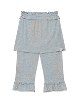 FRILL CAPRI SKIRT PANTS(ST GREY)