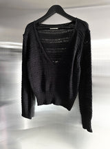 Flobe Deep V-Neck Net Knit