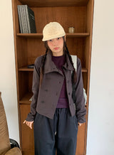 Sitka Cotton Double Collar Cardigan