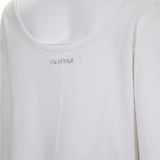 バックオープンロングtシャツ