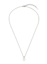 25FW★ エッセンスシルバー(W)モイサナイトフレッシュウォーターパールネックレス8mm
