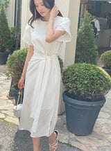 26SS★ Nadine Seersucker Tulip Wrap One Piece