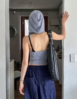 Peer Halter Sleeveless Hoodie