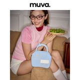 muva. Color‑Block Plaid Handbag, 2026 New Original‑Design Mini Cross‑body Purse for Women, New Arrival May 19