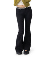 Iva Studded Low-Rise Bootcut Jeans