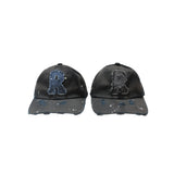 sun bleach denim logo ball cap (denim)