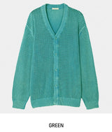 Summer Turf Pigment Net Cardigan