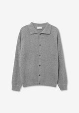 DW Button Collar Cardigan
