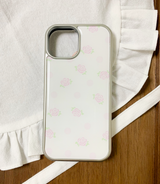 petit rose epoxy silver case