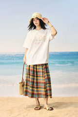 フェアリーコアデジタルプリントTシャツ