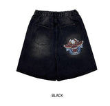 Harley Digital Printed Bermuda Denim Pants