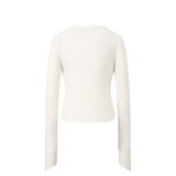 Basic long sleeve t-shirt (IVORY)