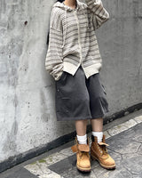 Star Patch Bermuda Pants