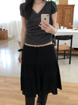 エリンレースパフショートスリーブTシャツ (2 colors)