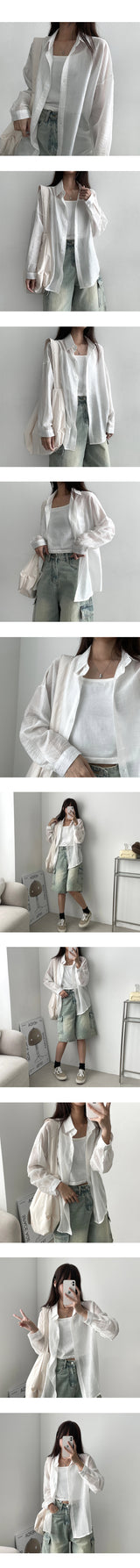 Linet See-Through Summer Shirt