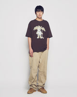 26SS STUDDED BALLOON FIT DENIM PANTS 