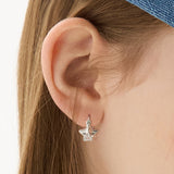 Miracle star One-touch ring earrings