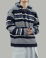 Multiple Stripe Hoodie (Black)