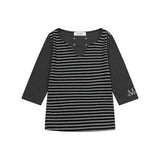 RAPHIA V-NECK SLEEVE T (2Color)