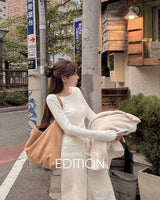 【MADE】シャーリングニット