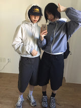 【即日発送】ウーブンストライプフーディドジャンパー