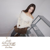 suede unbalanced brown mini skirt