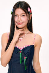 Lub-Dub Volume Mini Dress (Navy)