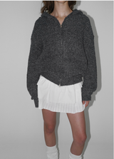 [MADE] Cyro Bokashi Knit Hooded Zip-up