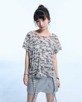 カモスラッシュアイレットTシャツ